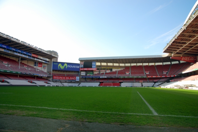 Tribuna de Capuchinos del viejo campo de San Mamées en Bilbao (Vizcaya)